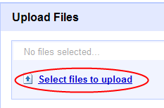 GoogleDocsSelectUpload