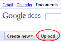 GoogleDocsUpload